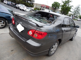 2005 TOYOTA COROLLA S GRAY 1.8L AT Z17693